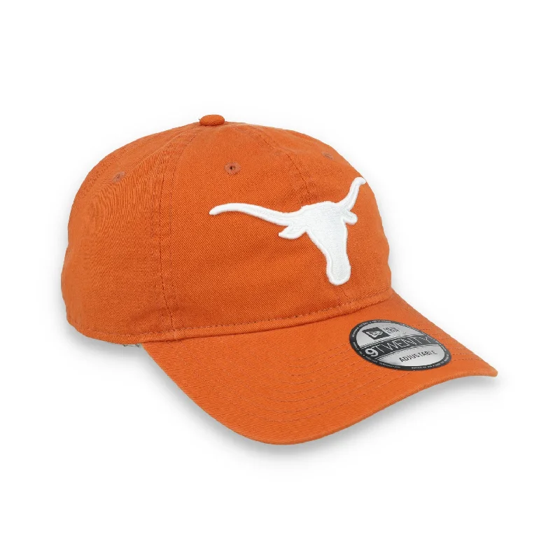 Custom Hats with Soft Materials-New Era Texas Longhorns Core Classic 2.0 9Twenty Adjustable Hat-