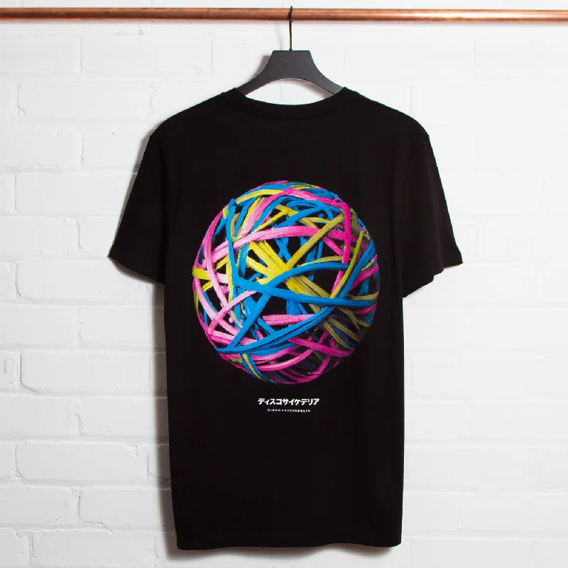 T-Shirt for School Spirit Apparel-010 Disco Psychedelia Back Print - Tshirt - Black