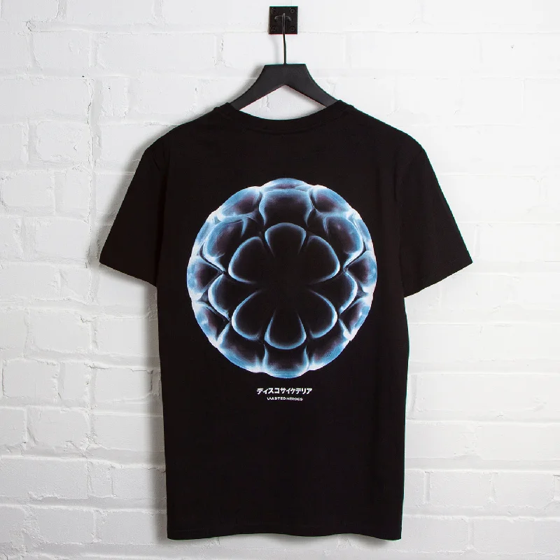 Custom Printed T-Shirt-019 Disco Psychedelia Back Print - Tshirt - Black