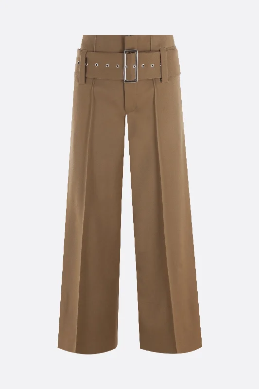 Custom Pants for Corporate Gifts-wide-leg cotton pants