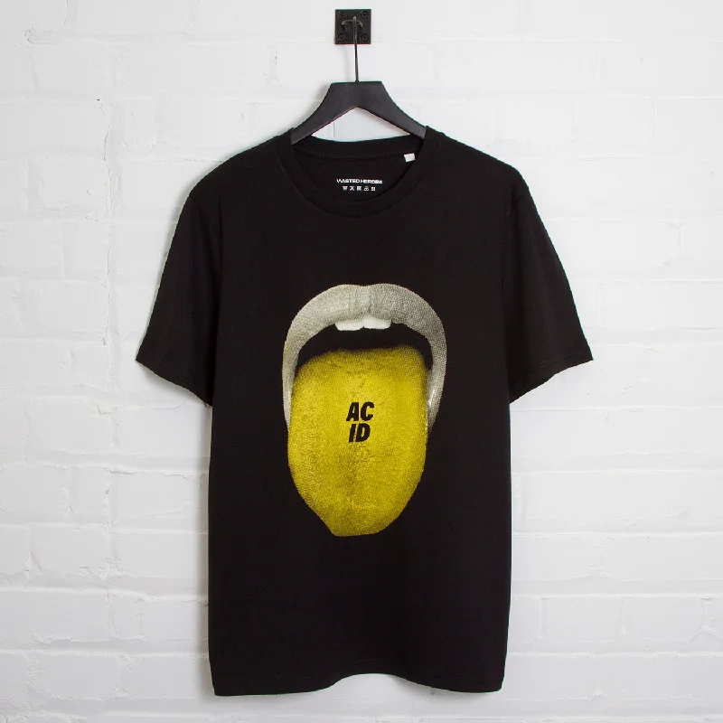 T-Shirt for Seasonal Apparel-Acid Drop - Tshirt - Black