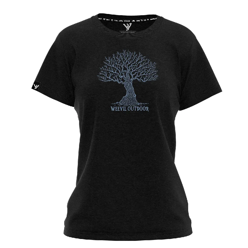 T-Shirt for Eco-Friendly Print Designs-BIG OAK RIDE TEE // BAMBOO // WOMEN