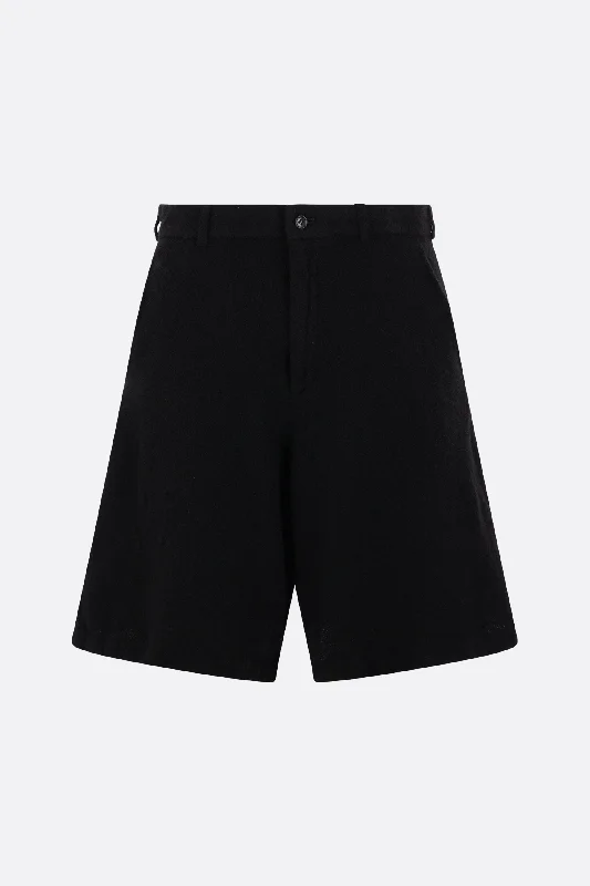 Custom Pants for Outdoor Activities-wool blend shorts with pocket lining