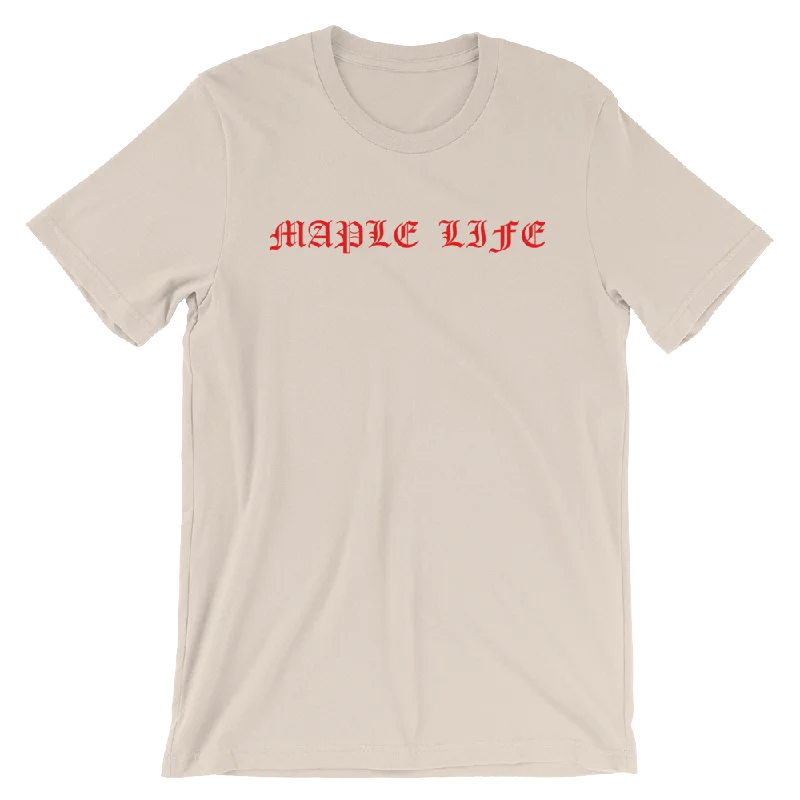 T-Shirt for Marathons and Races-Maple Life T-Shirt