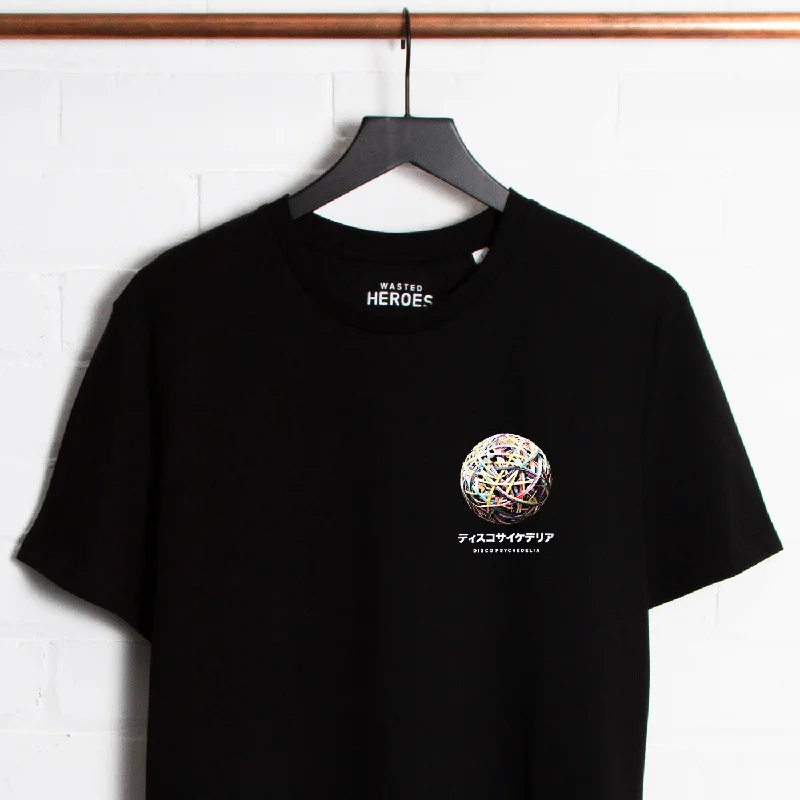 T-Shirt for Hiking and Camping-Crest Orb 009 - Tshirt - Black