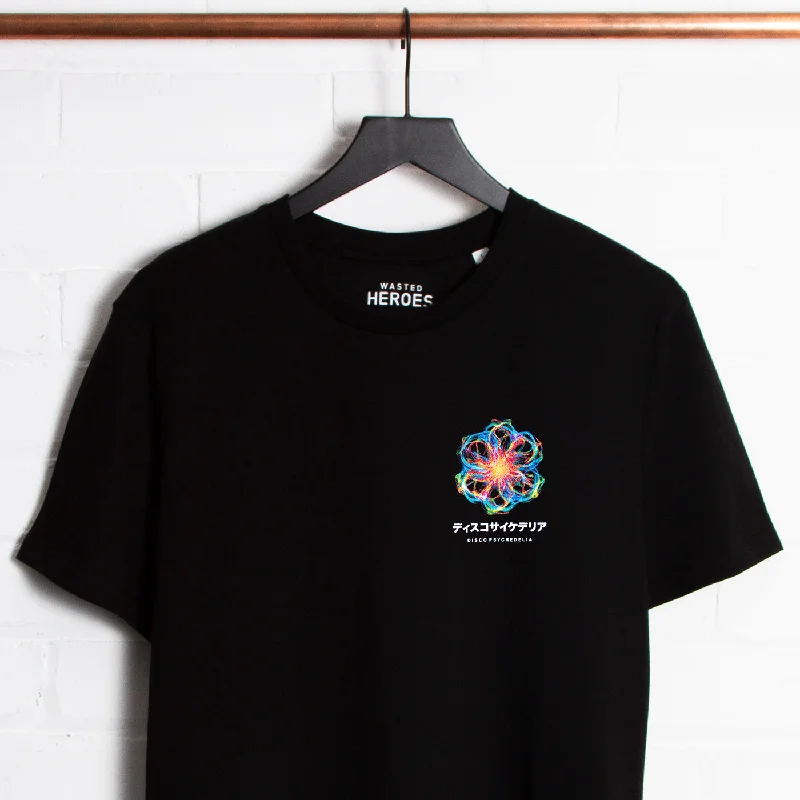 T-Shirt for Summer Wear-Crest Orb 016 - Tshirt - Black