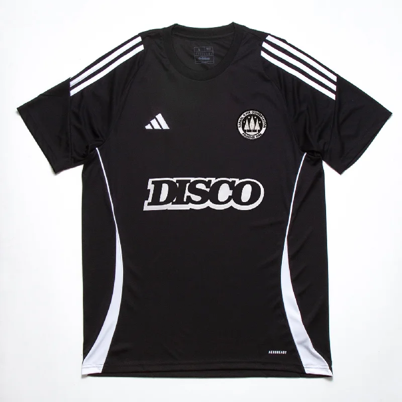 T-Shirt for Loose-Fit Comfort-Disco Town FC Tiro 24 - Training Jersey - Black/White