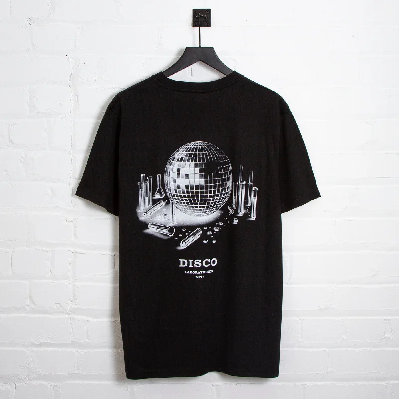 T-Shirt for Gift Ideas-Disco Labs NYC Back Print - Tshirt - Black