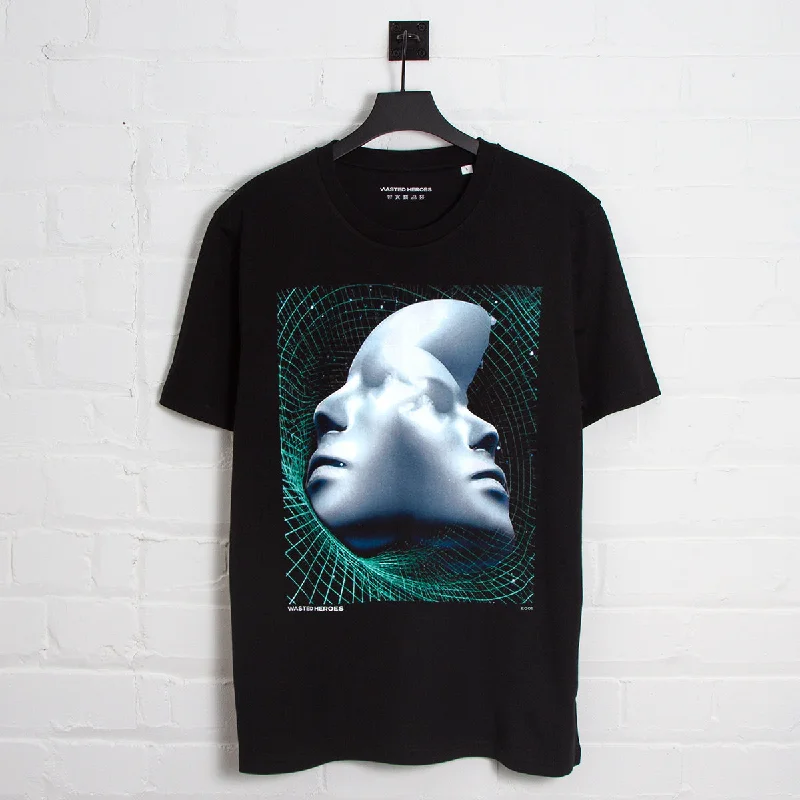 T-Shirt for Artistic Expression-Entity 001 Front Print - Tshirt - Black