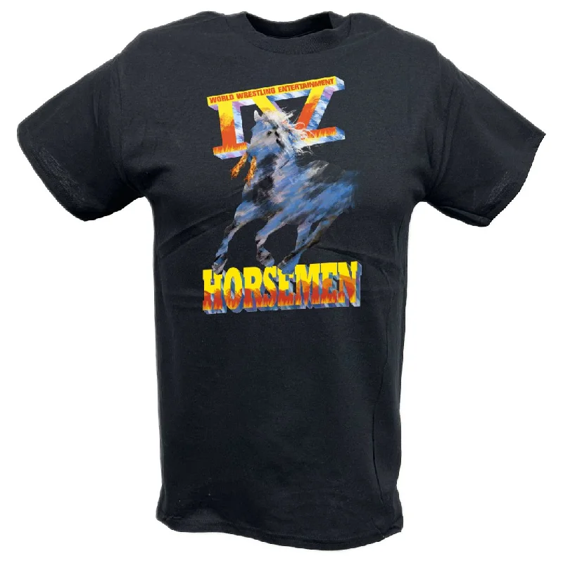 T-Shirt for High-Quality Screen Printing-Four IV Horsemen Ric Flair WWE Mens Black T-shirt