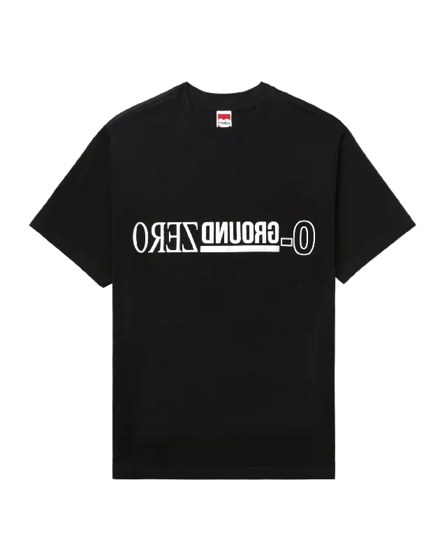 T-Shirt for Youthful Style-Crew Neck Logo-printed T-shirt