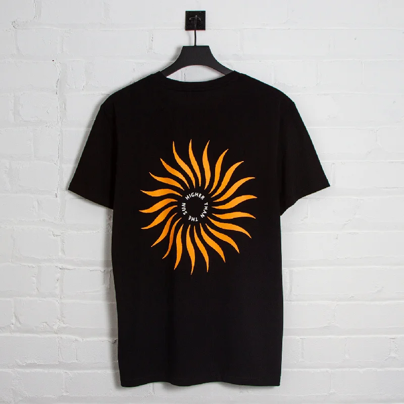 T-Shirt for Graduation Gifts-Higher Than The Sun Back Print - Tshirt - Black