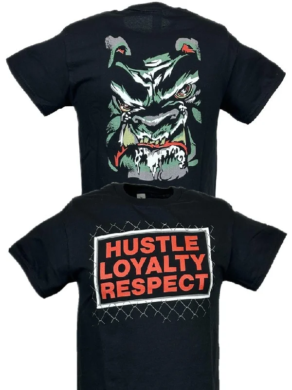 T-Shirt for High-Resolution Prints-John Cena Big Dog Hustle Loyalty Respect Kids Boys Black T-shirt