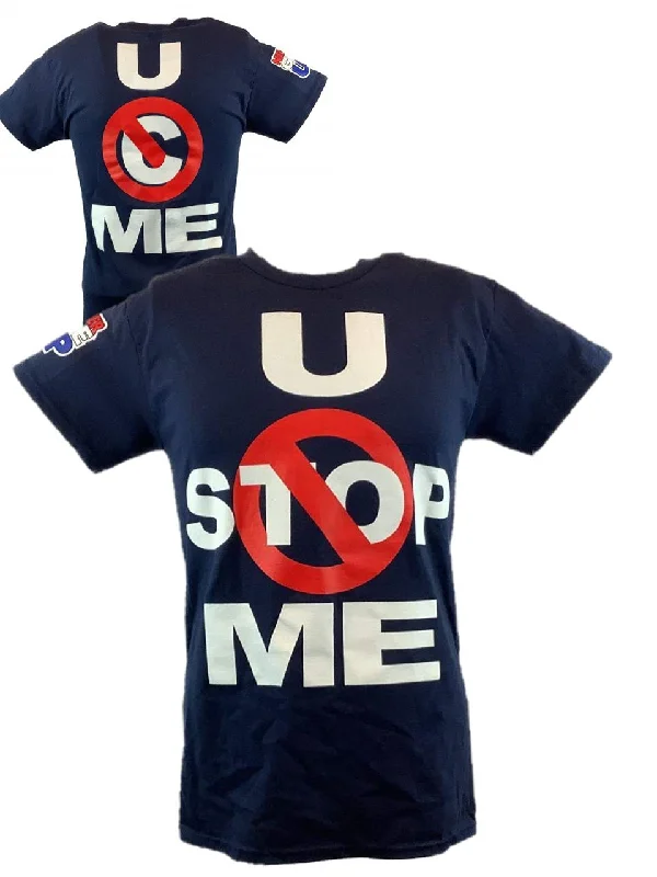 T-Shirt for Custom Orders and Bulk Orders-John Cena Navy Blue U Can't Stop Me Kids Boys T-shirt