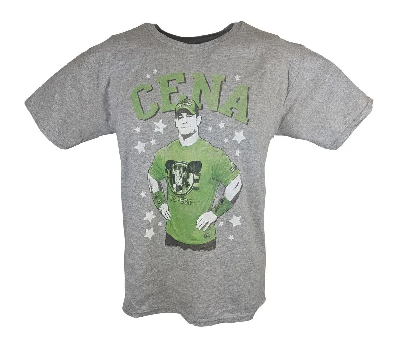 T-Shirt for Eco-Friendly Material-John Cena WWE Stars Boys Kids Grey T-shirt