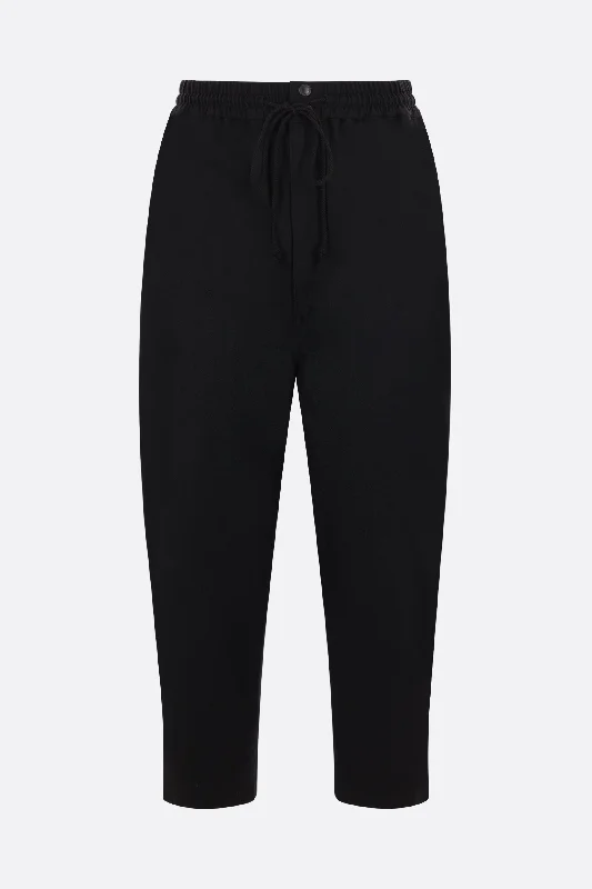 Custom Pants for Fitness-loose-fit wool trousers