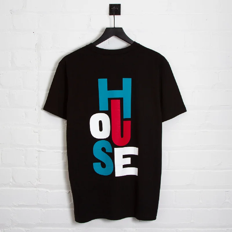 T-Shirt for Trendy Fashion-Just House Back Print - Tshirt - Black