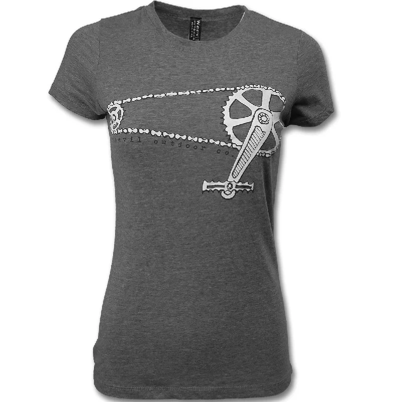 Funny T-Shirt for Friends-Krank Tee // Womens // Heather Grey