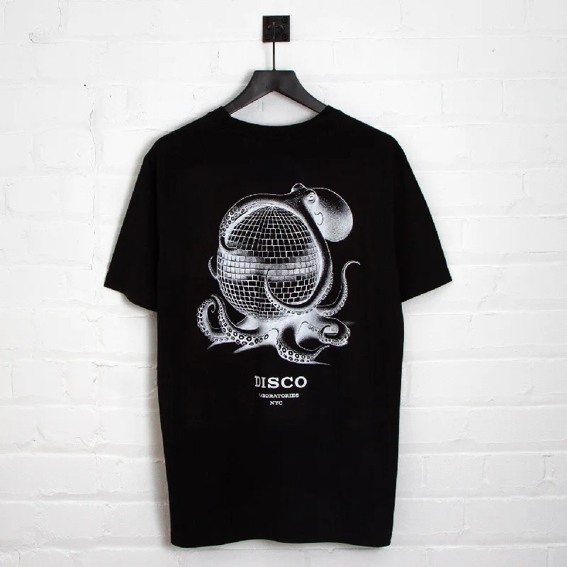 T-Shirt for Local Businesses-Octo Disco Labs NYC Back Print - Tshirt - Black