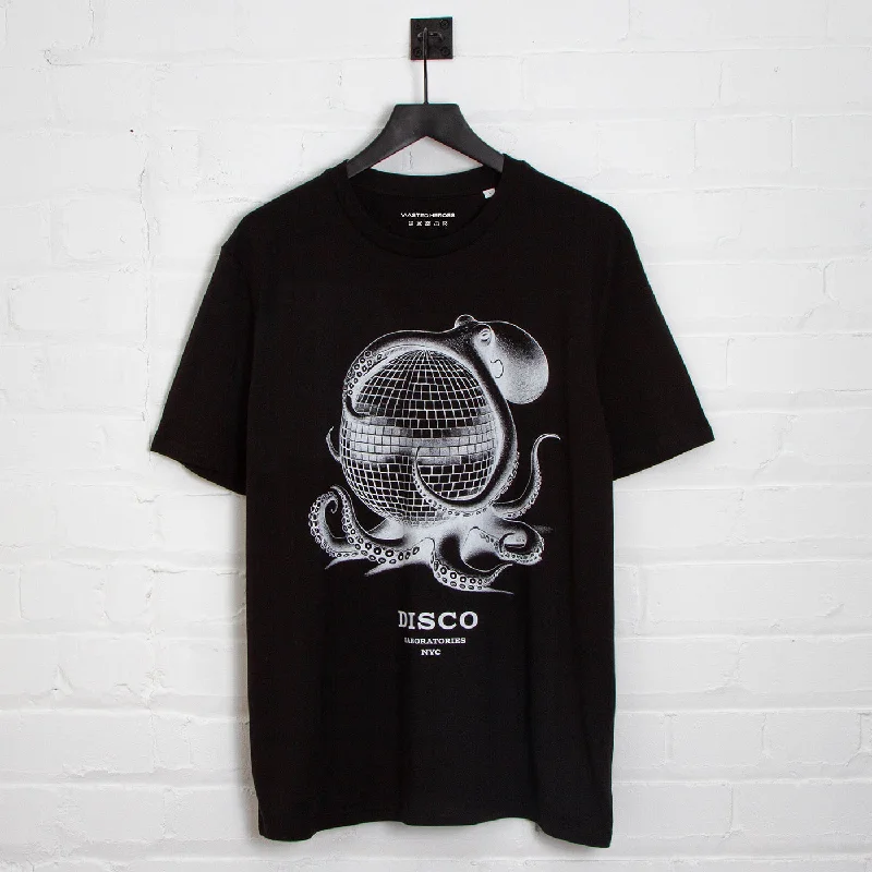 T-Shirt for Promotional Campaigns-Octo Disco Labs NYC Front Print - Tshirt - Black