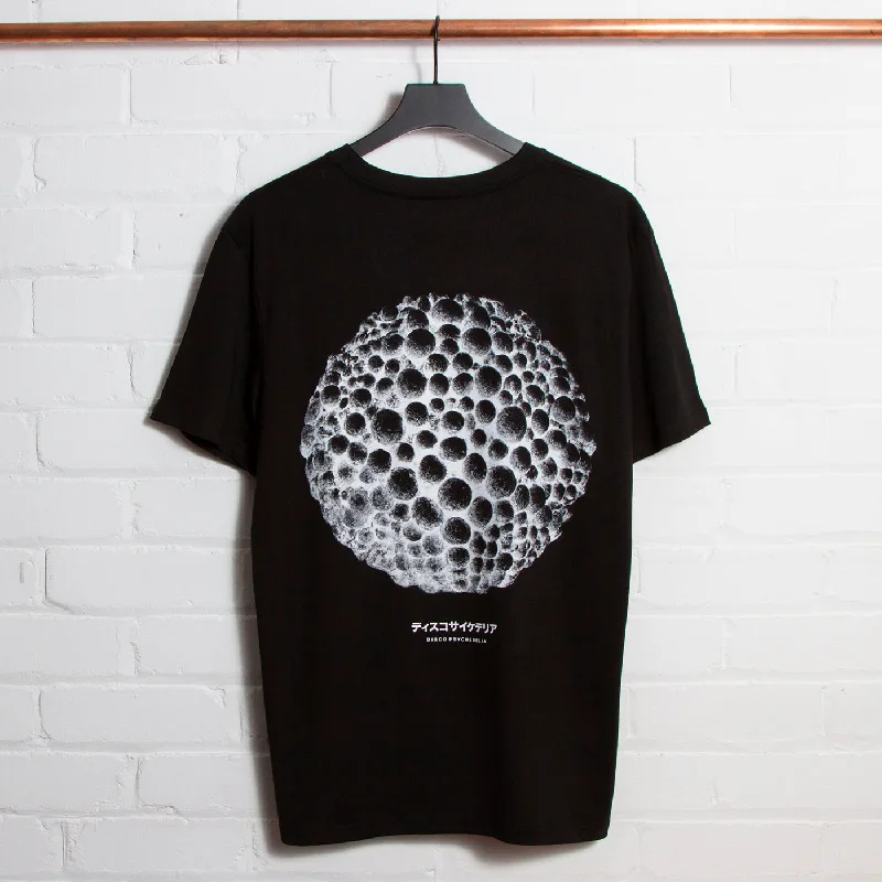 T-Shirt for Fashion and Graphic Designs-Orb Disco Psychedelia Back Print - Tshirt - Black