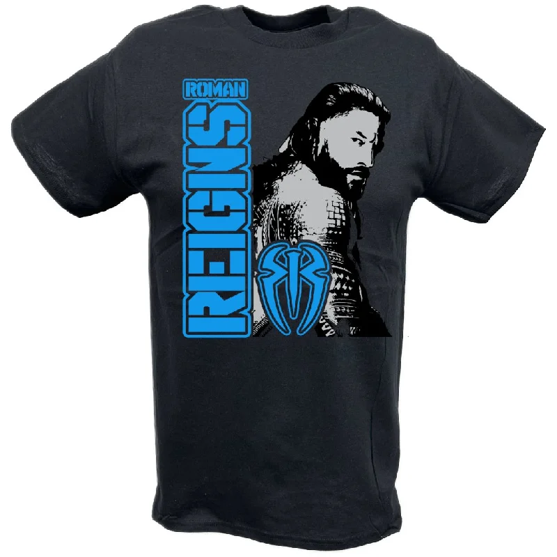 T-Shirt with Logo Print-Roman Reigns Big Dog Boys Kids Black T-shirt