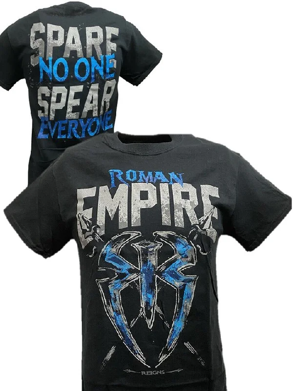 T-Shirt for Gift Ideas-Roman Reigns Empire Mens T-shirt Spare No One Spear Everyone