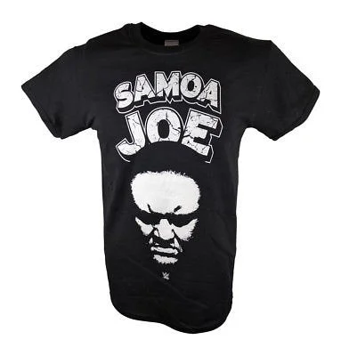 T-Shirt for Promotional Campaigns-Samoa Joe Muscle Buster WWE Mens Black T-shirt