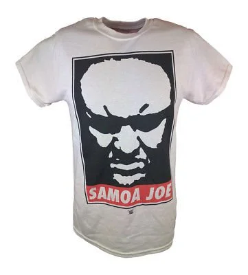 T-Shirt for Local Businesses-Samoa Joe Submission Machine WWE Mens White T-shirt