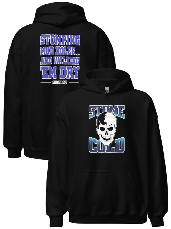 T-Shirt with Custom Prints for Weddings-Stone Cold Steve Austin Stomping Mudholes Pullover Hoody Sweatshirt New