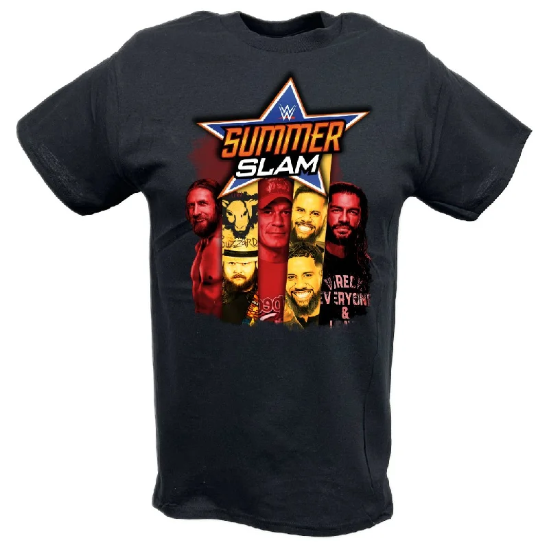 T-Shirt for Active Lifestyle-Summerslam John Cena Daniel Bryan Bray Wyatt Usos WWE T-shirt