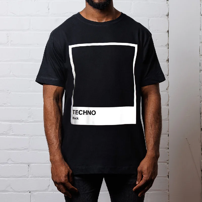 T-Shirt for Custom Campaigns-Techno Black - Tshirt - Black