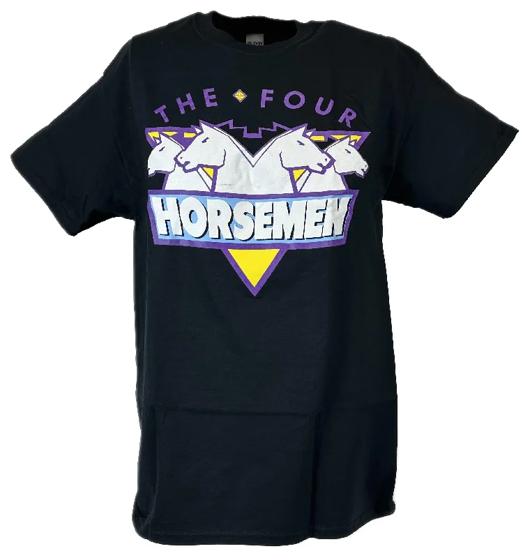 T-Shirt for Relaxed Fit-The Four Horsemen WCW Mens Black T-shirt