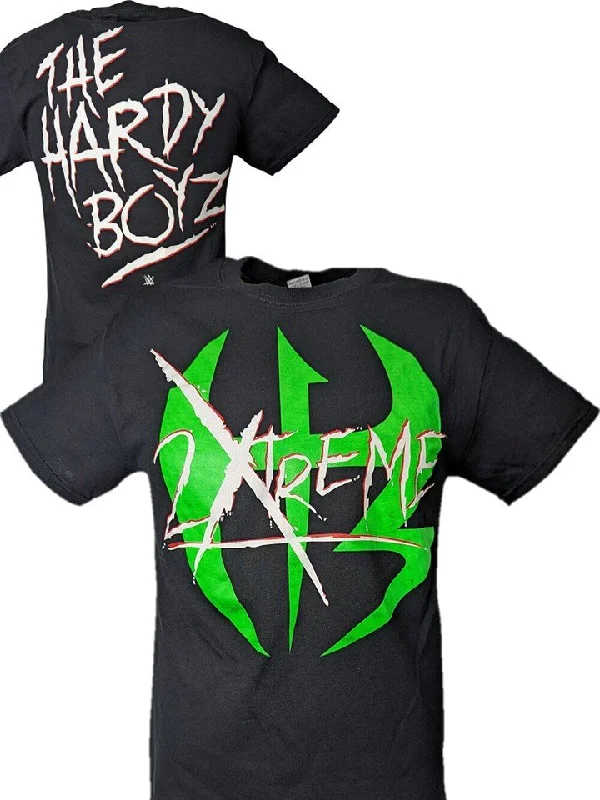 T-Shirt with Inspirational Graphics-The Hardy Boyz 2 Xtreme Mens Matt Jeff T-shirt