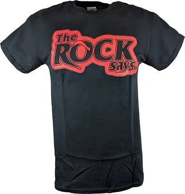 T-Shirt for Charity Fundraisers-The Rock Says You're A Roody Poo Candy Mens Black T-shirt