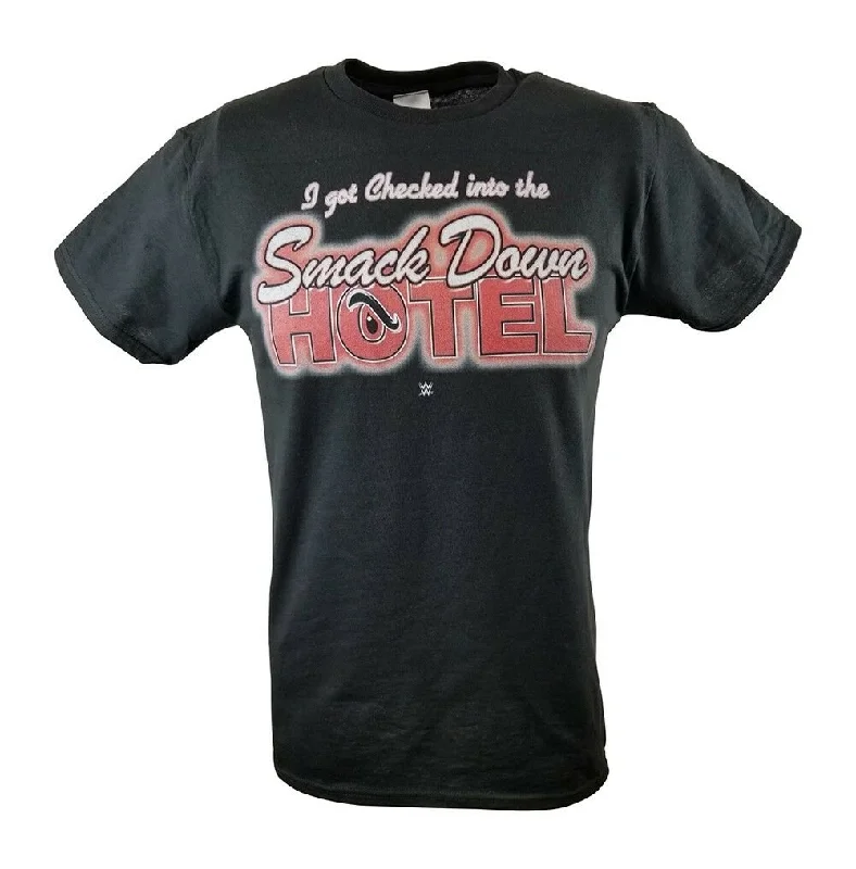 T-Shirt for Company Conferences-The Rock Smackdown Hotel WWE Mens T-shirt