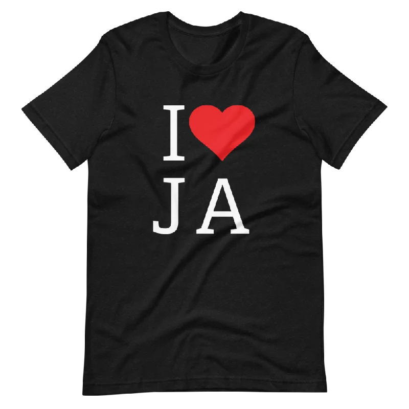 T-Shirt with Personalized Artworks-I Love JA T-Shirt