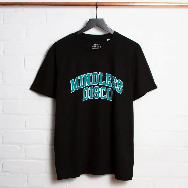 T-Shirt with Logo Print-Varsity Mindless Disco - Tshirt - Black