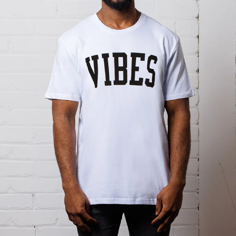 T-Shirt for Team Building Events-Vibes - Tshirt - White