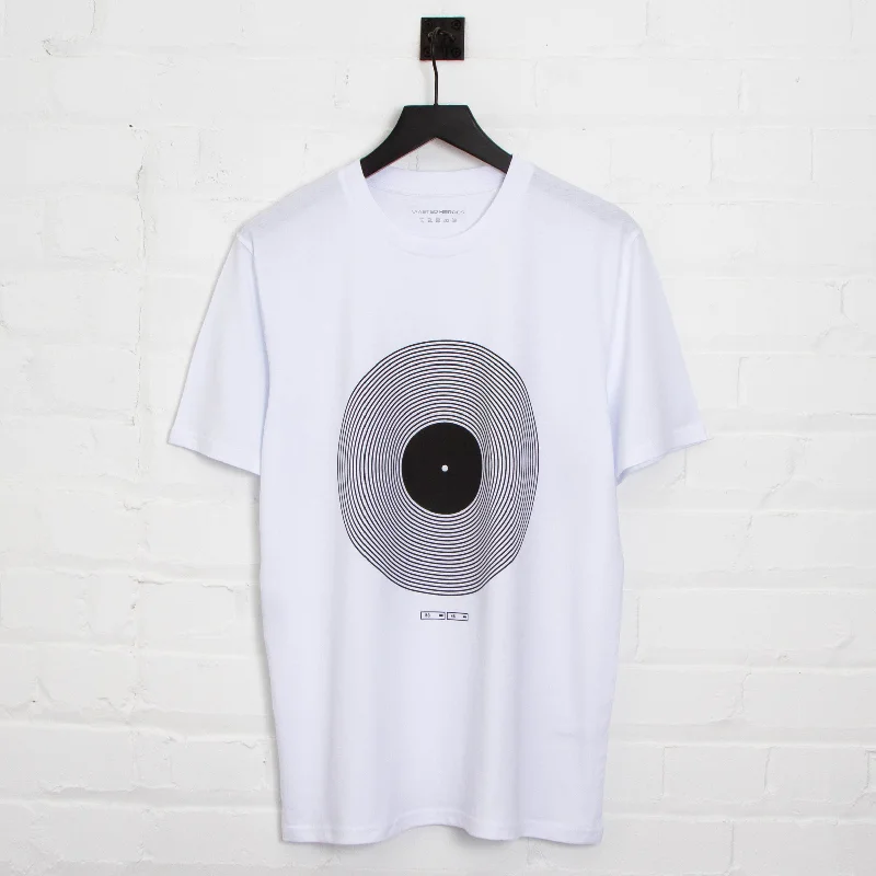 T-Shirt for Gym Apparel-Vinyl - Tshirt - White