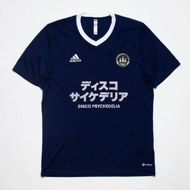 T-Shirt with Soft Cotton Blends-Disco Psychedelia FC Entrada 22 - Training Jersey - Navy Rave