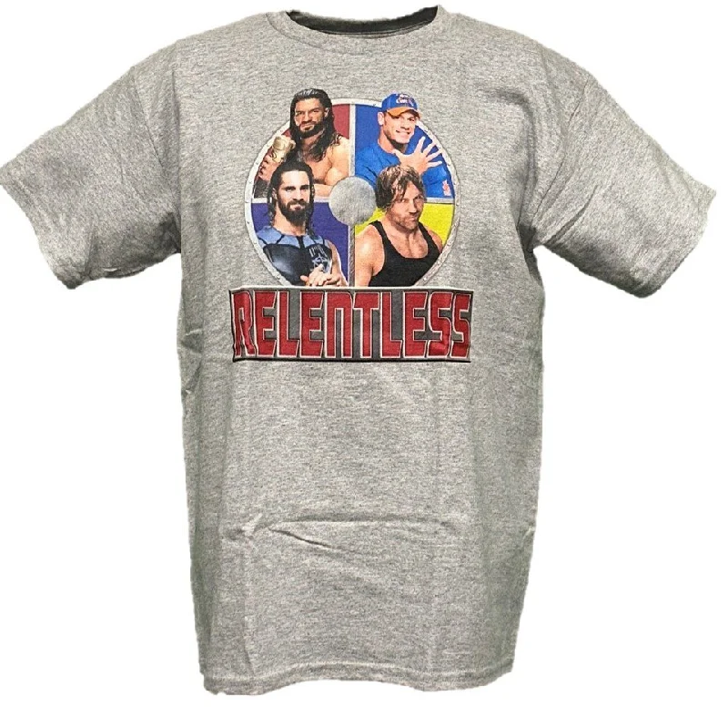 T-Shirt for Eco-Friendly Print Designs-WWE Cena Reigns Rollins Ambrose Relentless Boys T-shirt