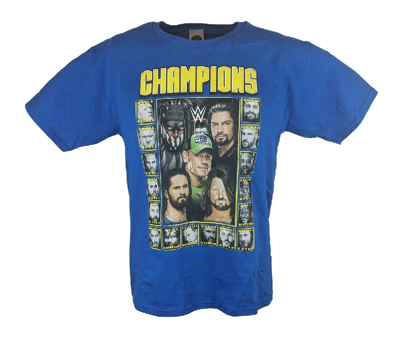 T-Shirt for Lightweight Fabric-WWE Champions Boys Kids T-shirt Cena Styles Rollins Balor