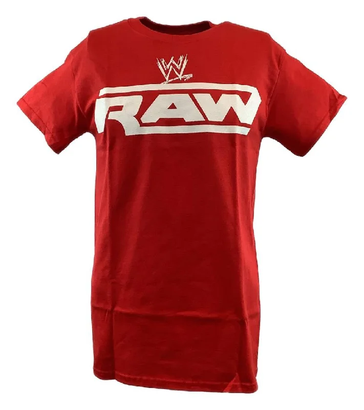 T-Shirt for Custom Digital Art Designs-WWE Monday Night Raw Mens Red T-shirt