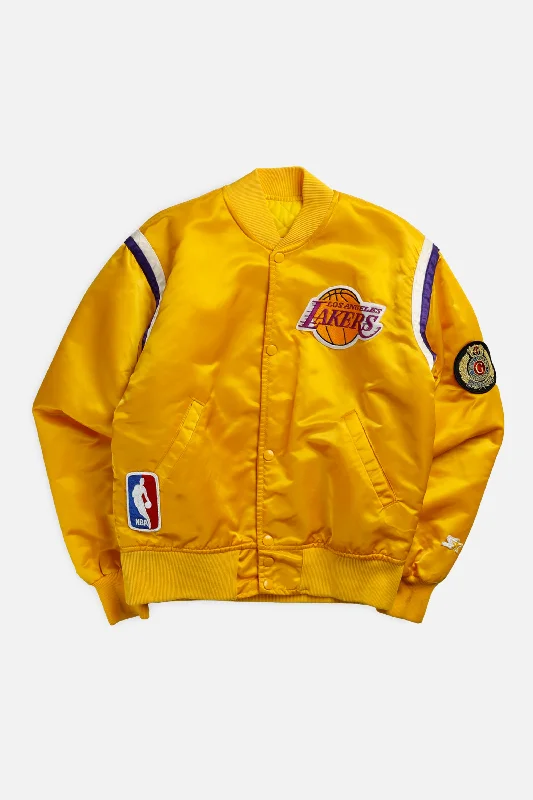 Custom Outdoor Jackets-Vintage LA Lakers NBA Bomber Jacket - S