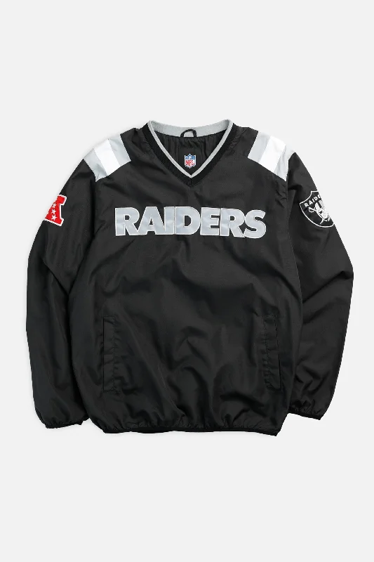 Custom Jackets for Corporate Branding-Vintage Las Vegas Raiders NFL Jacket - L