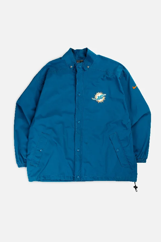 Jackets for Fall Fashion-Vintage Miami Dolphins NFL Jacket - XXL