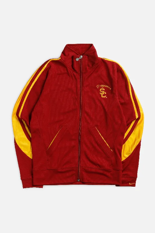 Jackets for Snow Sports-Vintage Nike USC Trojans Track Jacket - Women's S