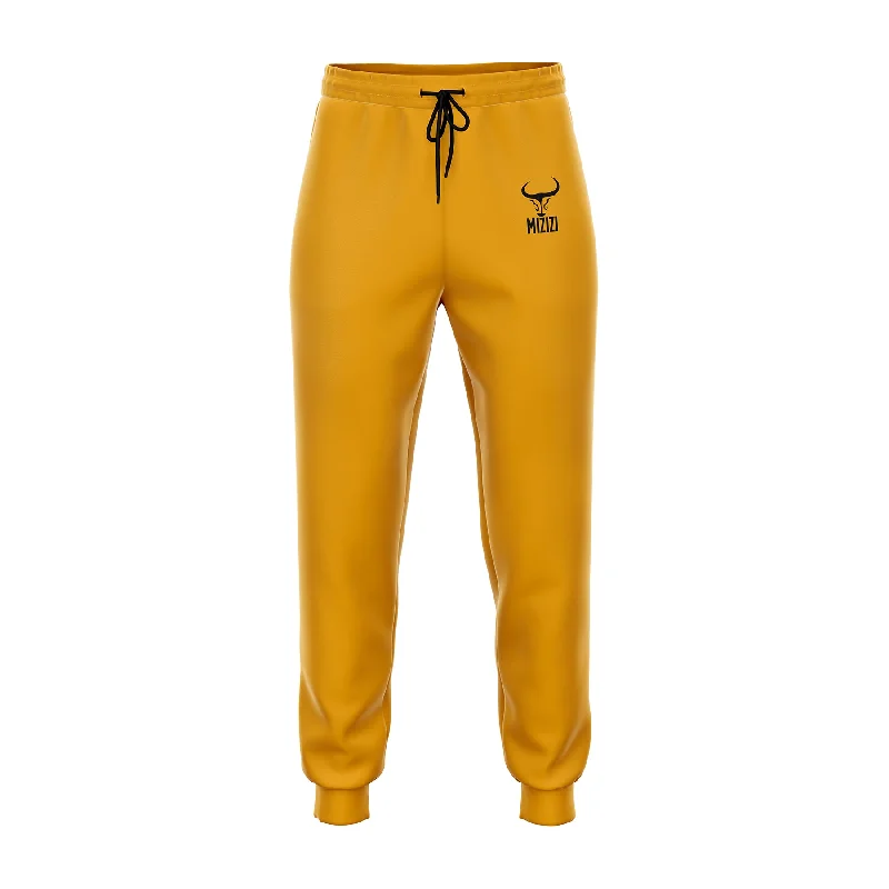 Custom Pants with Funny Text-Track Pants [Gold]